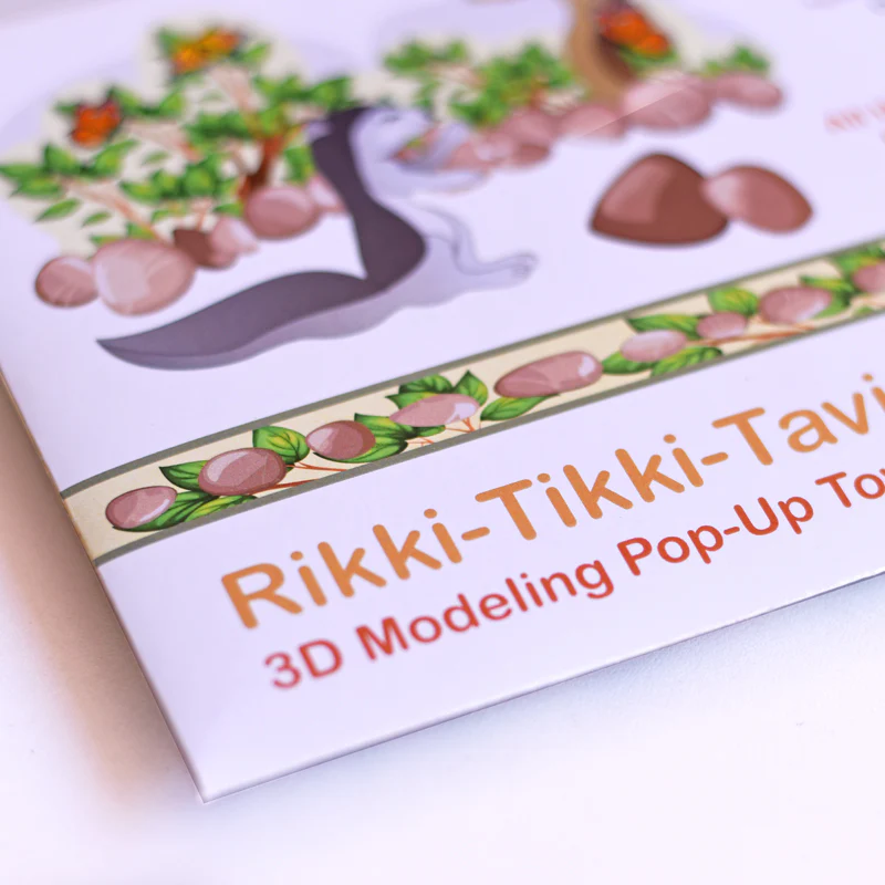 3D Modeling Pop-up Toys : Rikki-Tikki-Tavi - Image 6