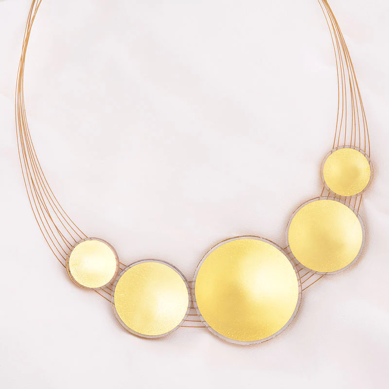 5 Sun Gold Necklace - Image 2