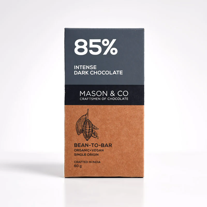 85% Intense Dark Vegan Chocolate Bar - (Set of 3) - Image 3