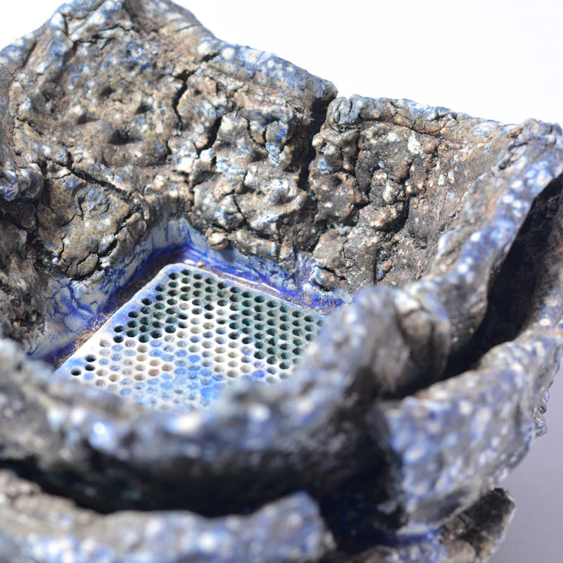 Adil - Sodafired Sieve Bowl - 2 - Image 3