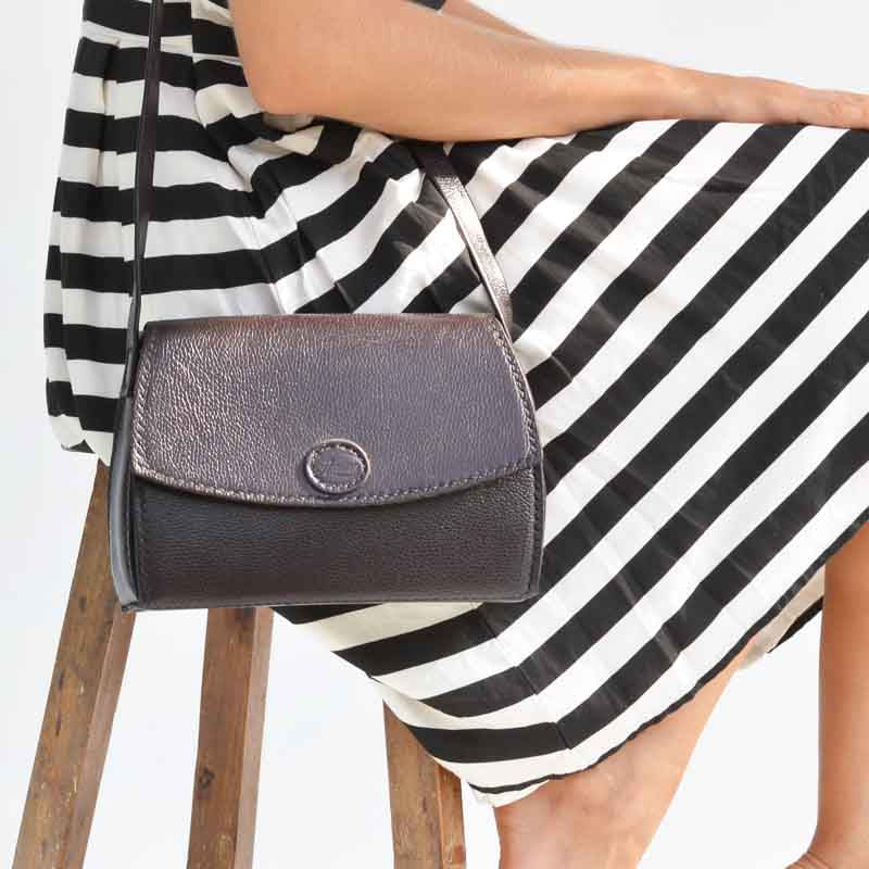 Afsaneh Leather Sling Bag - Image 5
