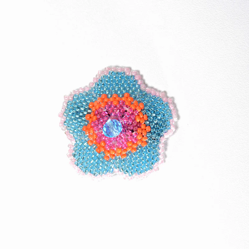 Agate Flower Clip - Image 3