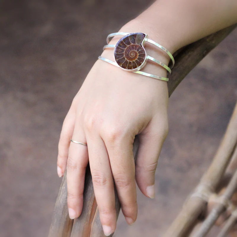 Ammonite Cuff Bracelet - Image 4