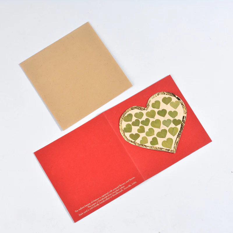 Amore Care Red Greeting Card - Image 3