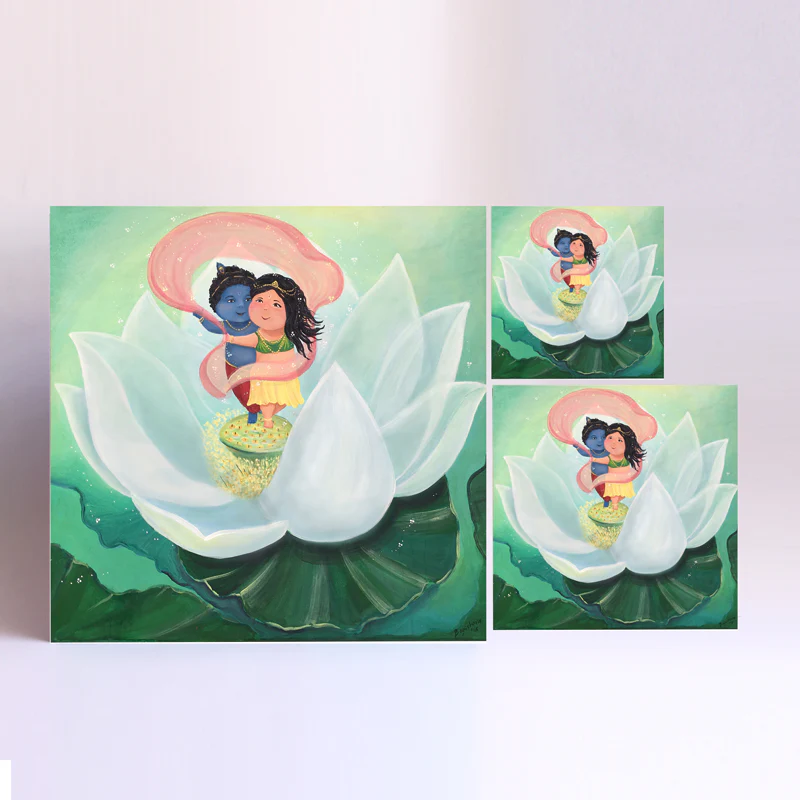 Art Painting - White lotus - Image 3