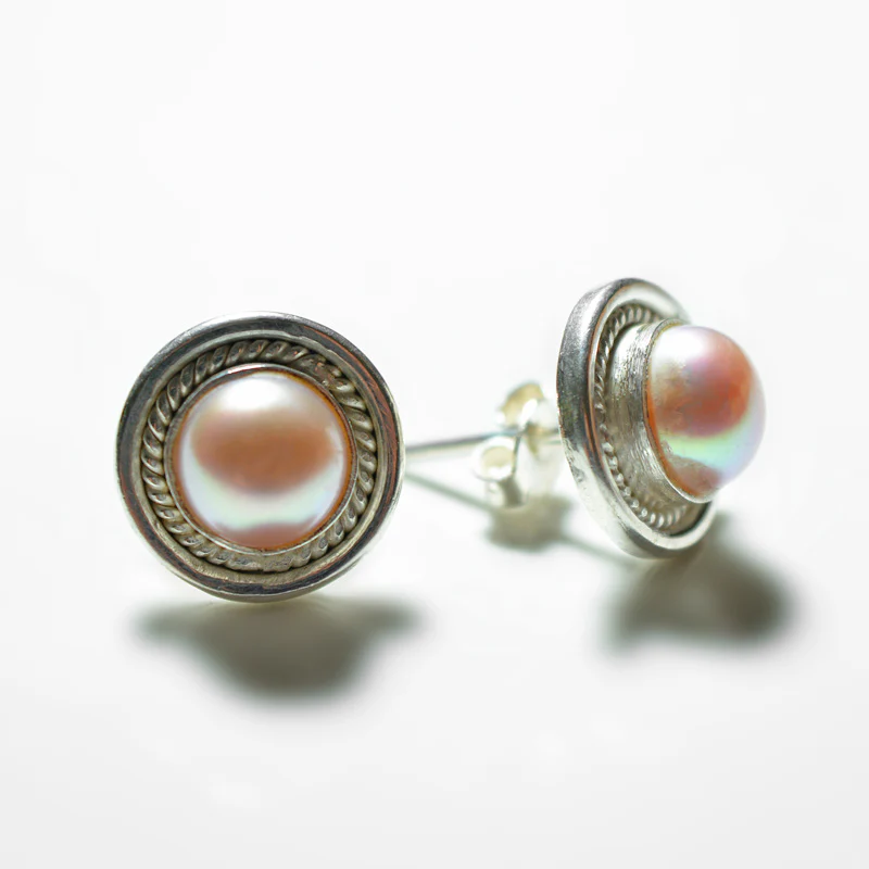Big Silver Gemstone Stud - Image 12