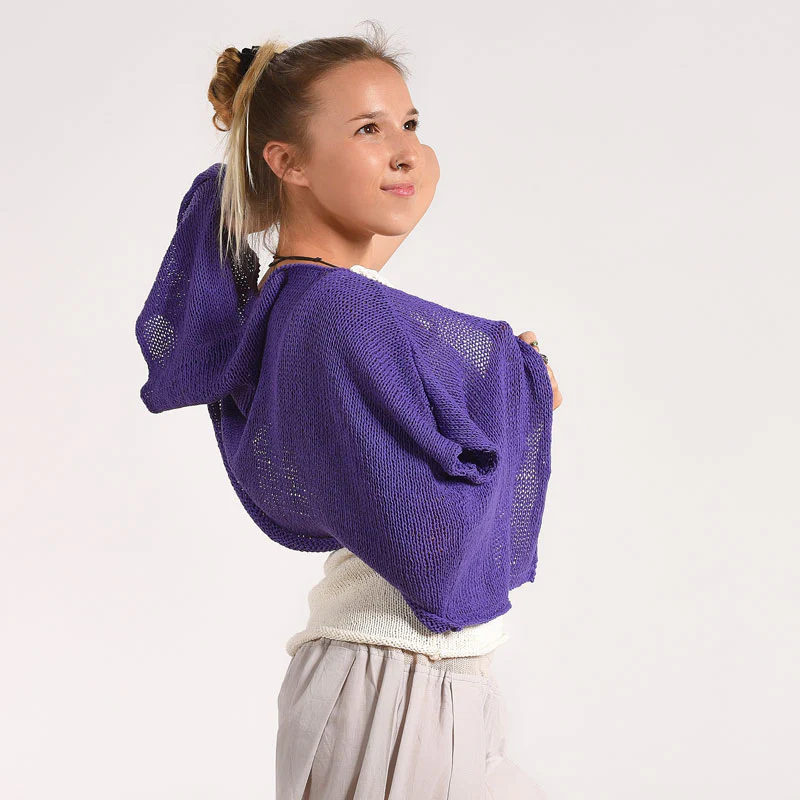 Bolero Organic Cotton Hand Knit Top - Image 4