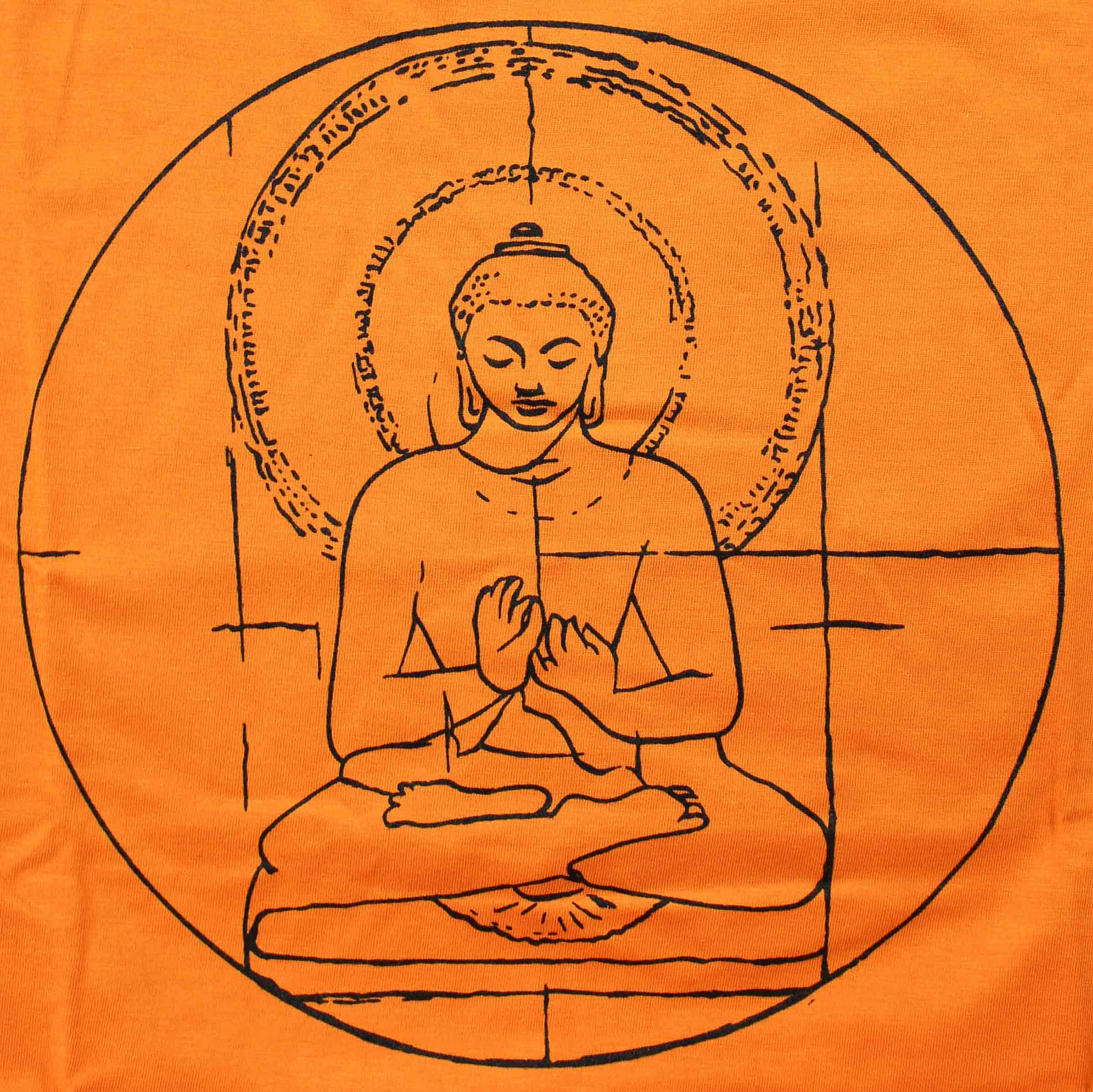 Buddha Print T-Shirt - Image 3