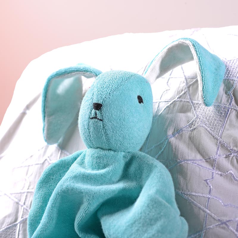 BUNNY RABBIT - Waldorf Inspired Bedtime Blanket Doll - Image 3
