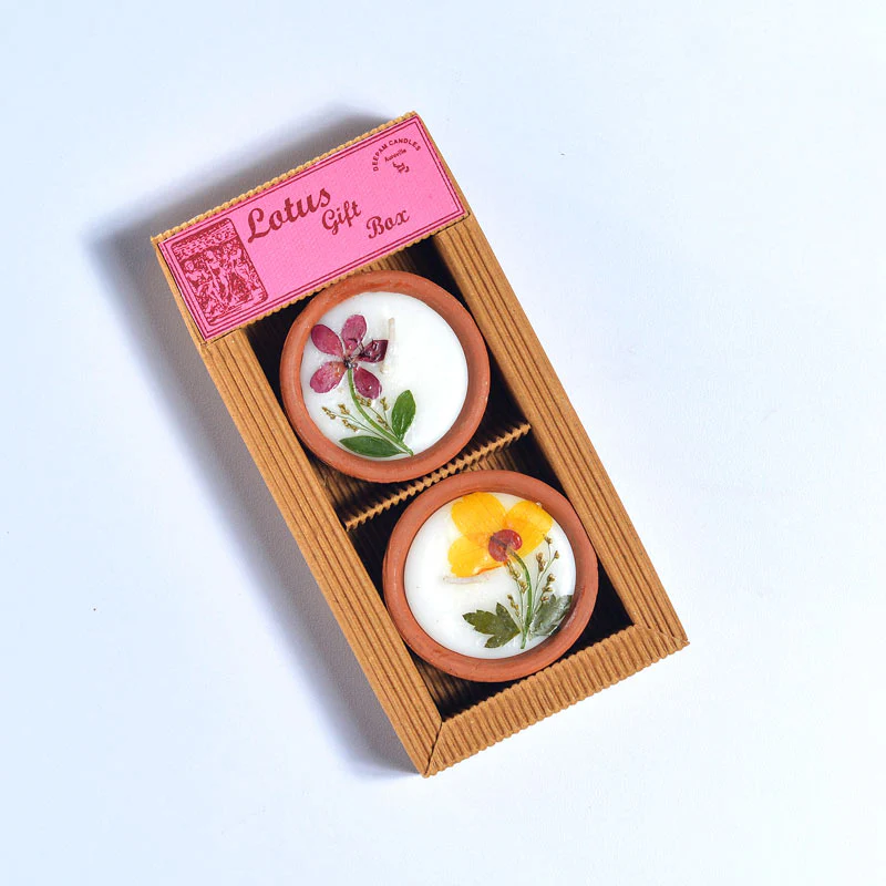 Candle Gift Box set of 2 small - Image 3