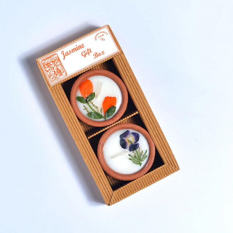 Candle Gift Box set of 2 small - Image 5