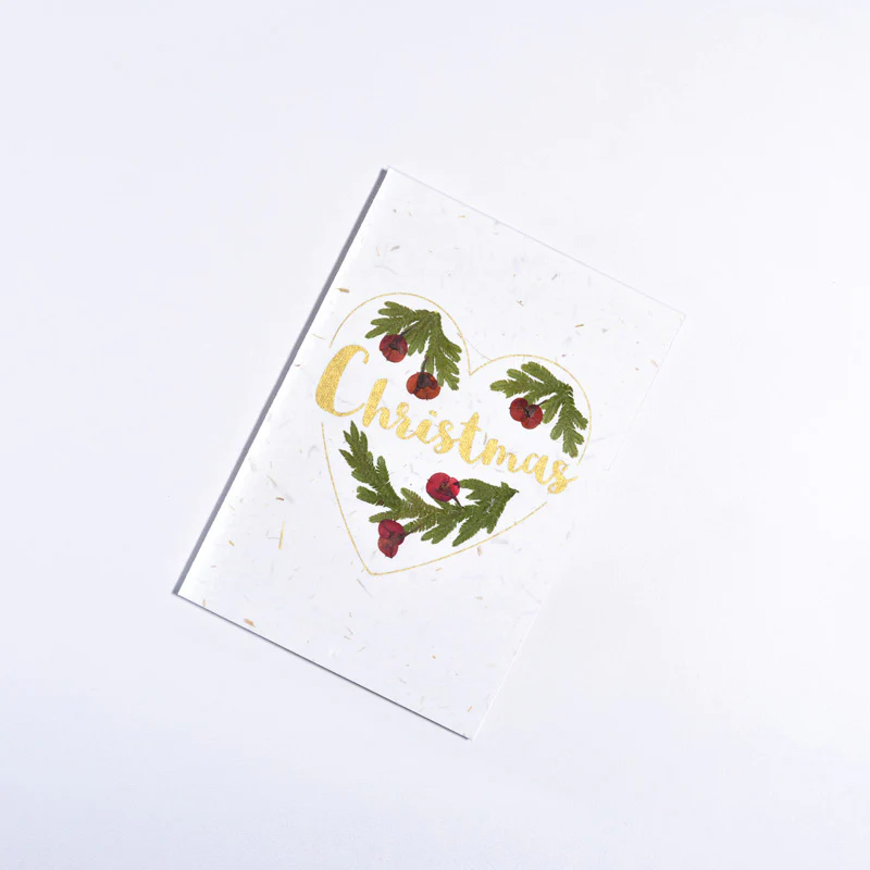 Christmas Heart - Handmade Greeting Card - Image 2