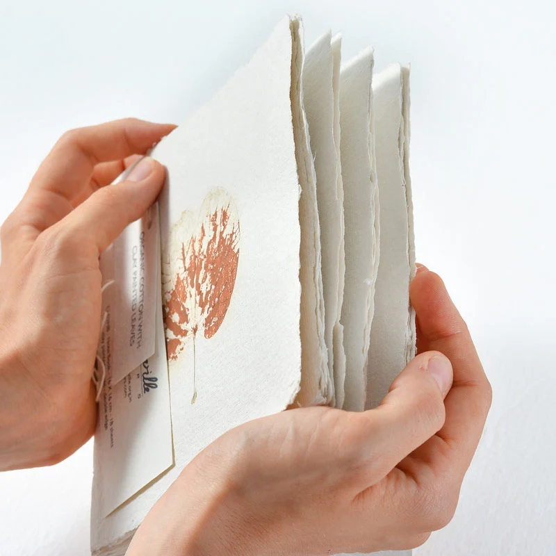 Clay Painted Organic Cotton Note Book - Image 8