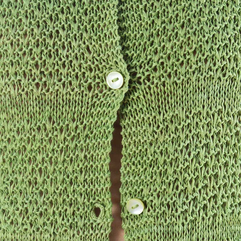 Eclair Organic Cotton Hand Knit Jacket - Image 4