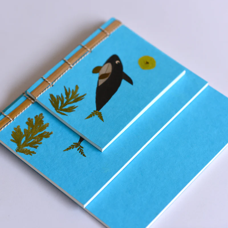 Bamboo Notebook, Fish- Set of 3 - Image 5