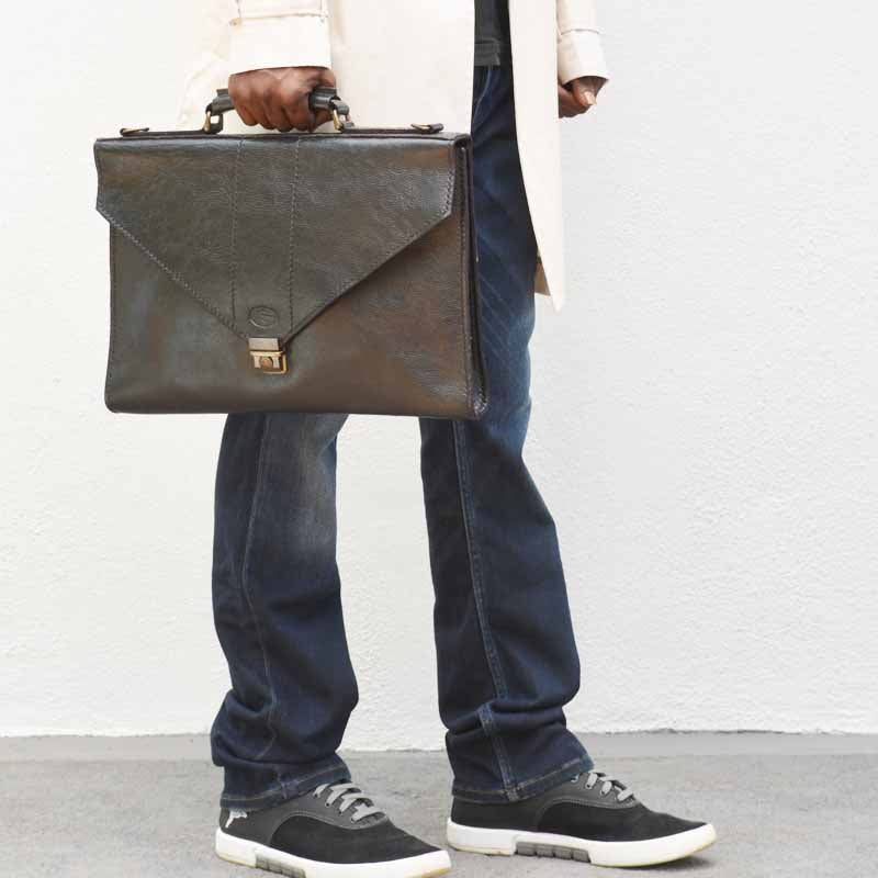 Folio Leather Bag - Image 5
