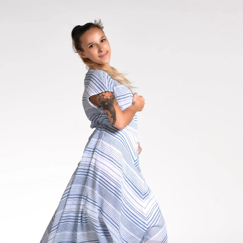 Front Pleat Dress - Image 4