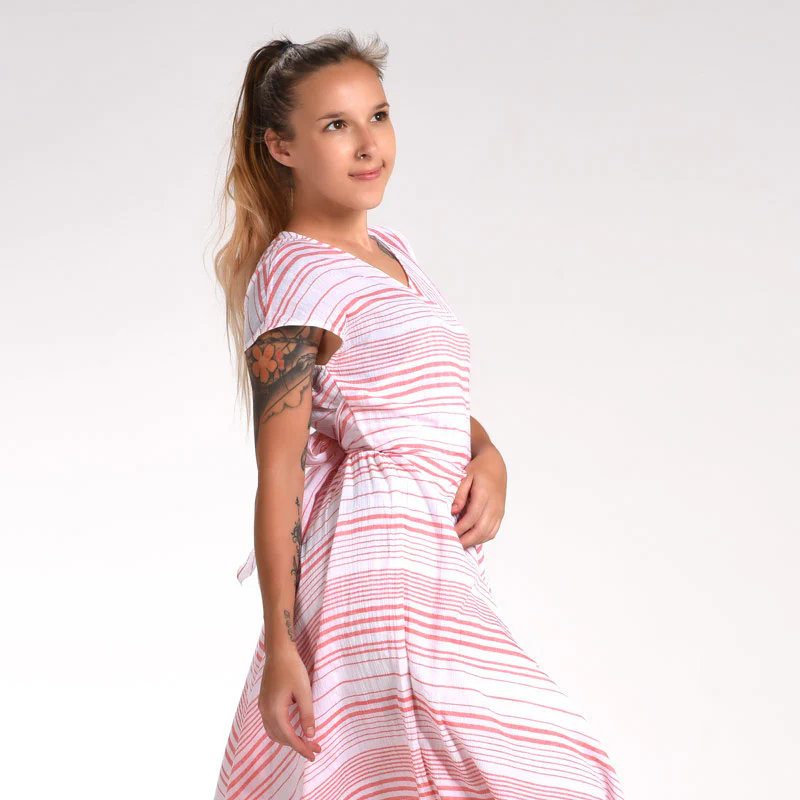 Front Pleat Dress - Image 7