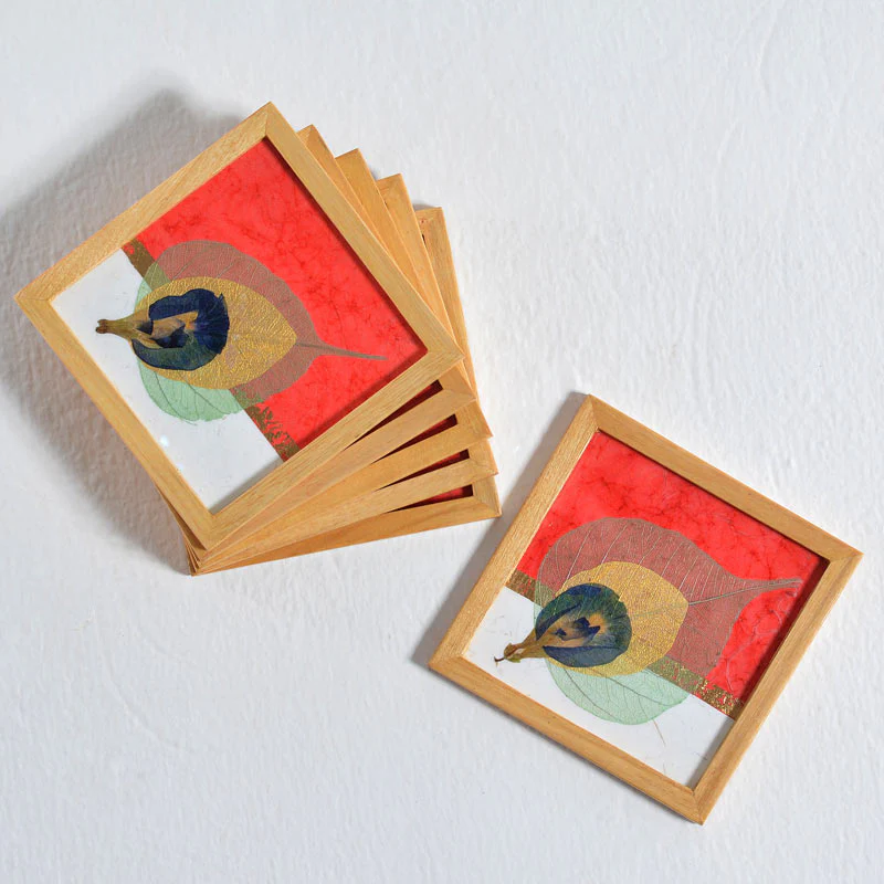 Glass Coaster - Peacock Feather - Image 6