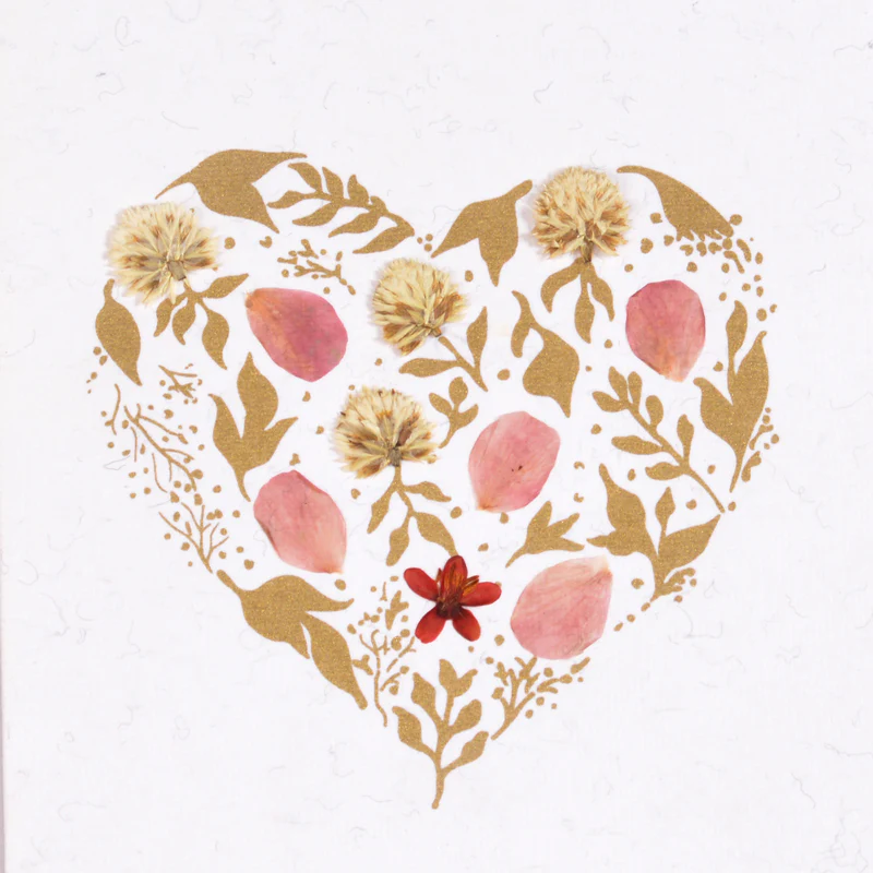 Golden Heart Greeting Card - Image 2