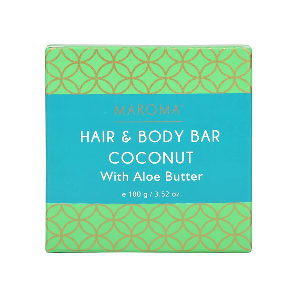 Hair and Body Shampoo Bar Coconut with Aloe Butter – 100gms - Image 4