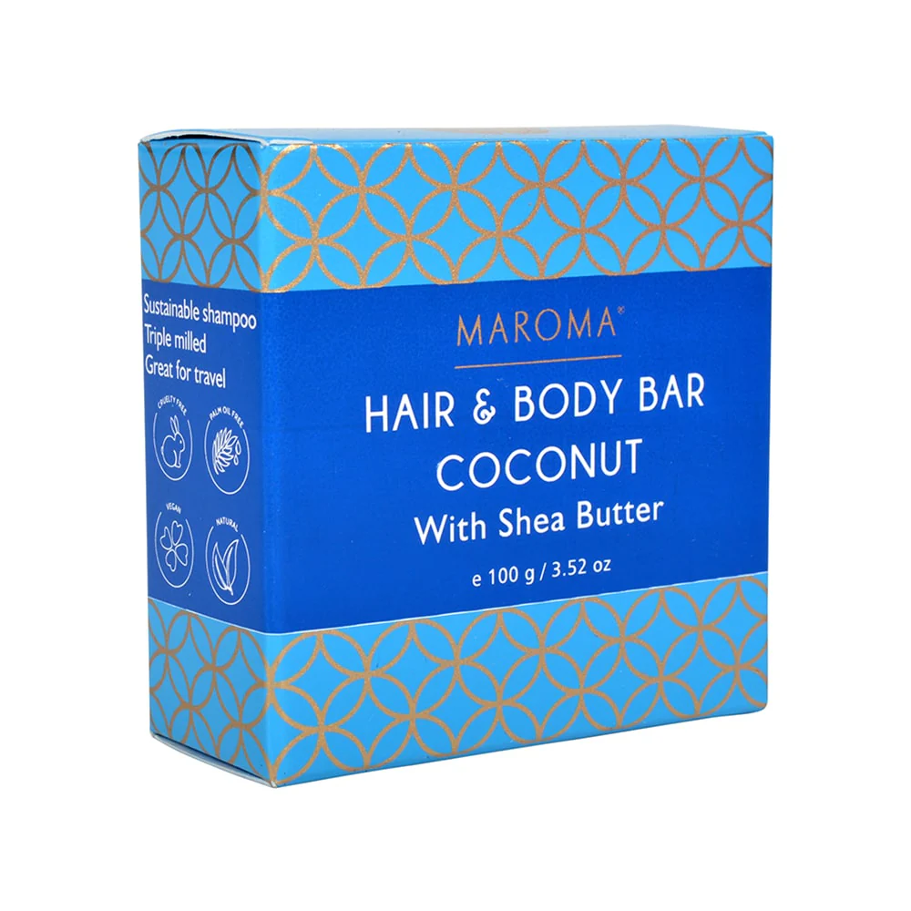 Hair and Body Shampoo bar Coconut with Shea Butter – 100gms - Image 4