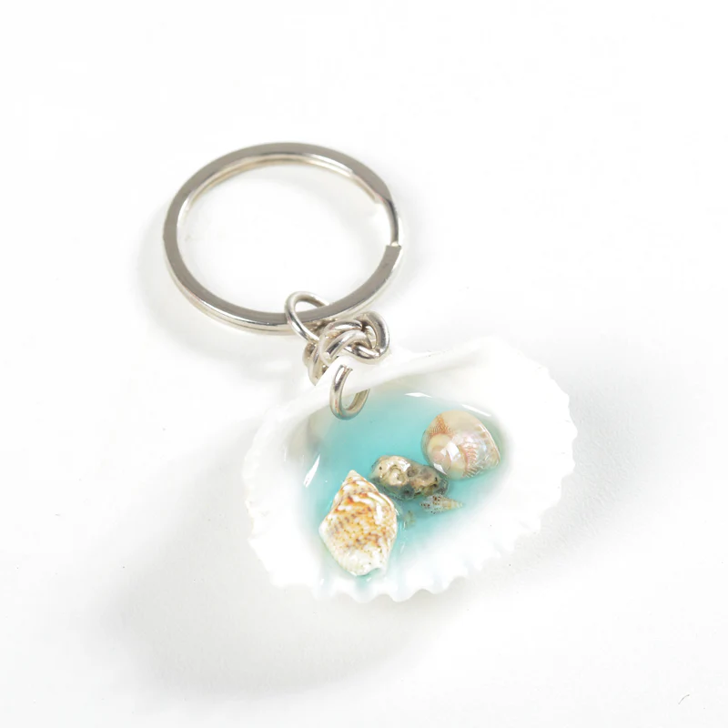 Handcrafted Shell Keychain - Image 3