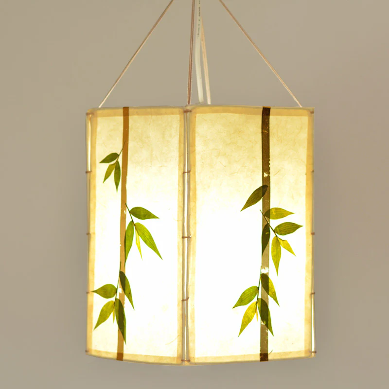 Hanging Lampshade - Bamboo - Image 4