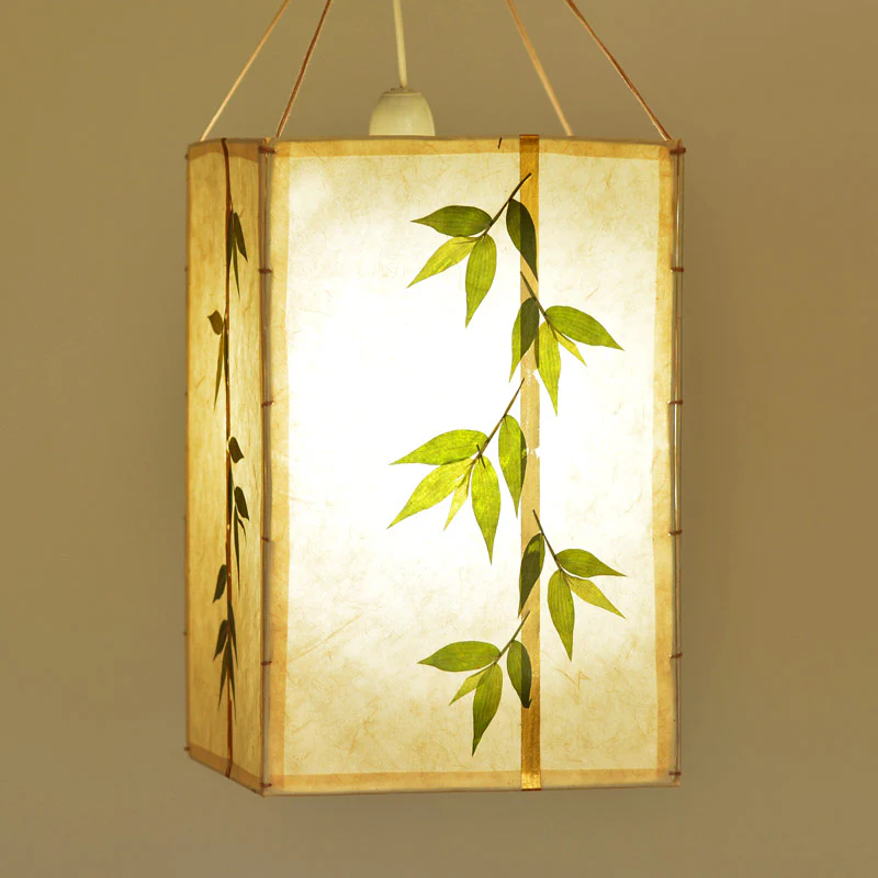Hanging Lampshade - Bamboo - Image 5