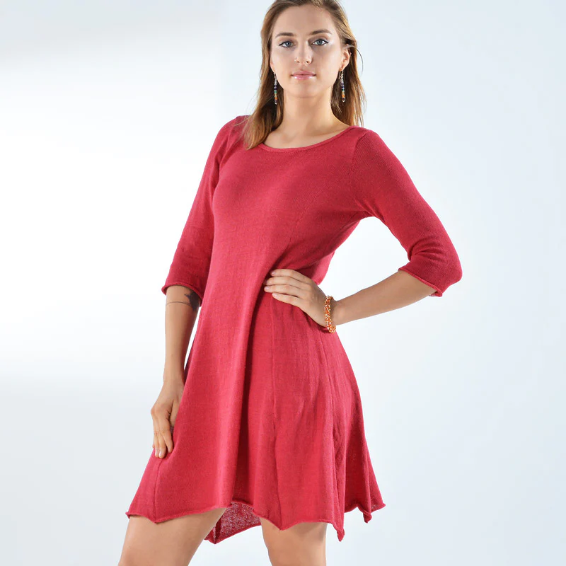 Hannah Organic Cotton Hand Knit Tunic - Image 5