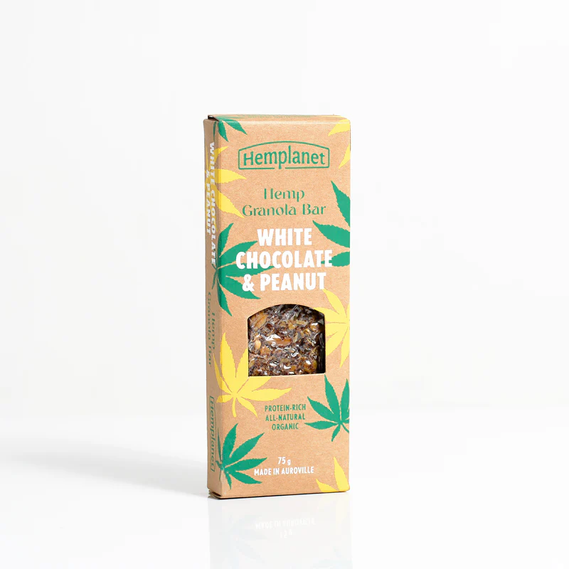 Hemp Granola Bar White Chocolate & Peanut