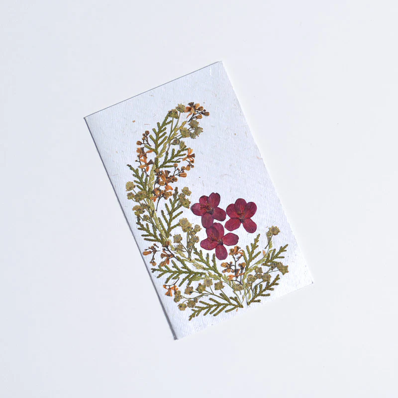 Intricate Flower Arrangement Cards (Set of 4) - Image 3