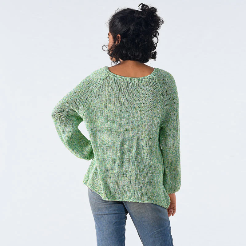 Isla Organic Cotton Hand Knit Jumper - Image 3