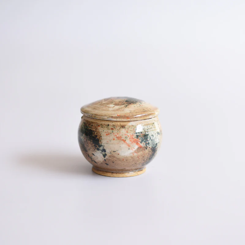 Jar M Orange Green 2 - Image 2