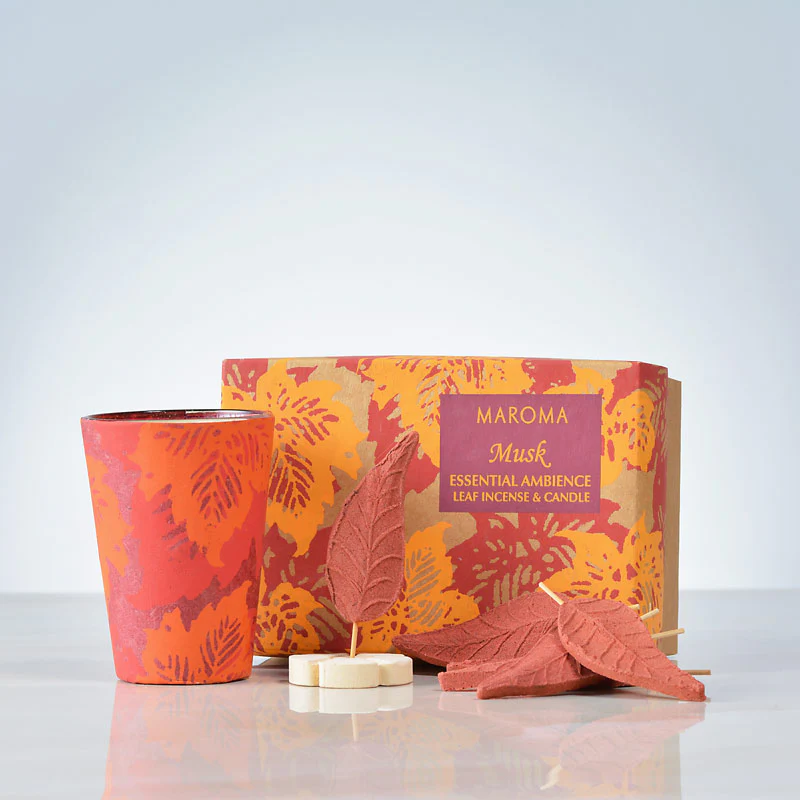Leaves and Votive Gift Set - Image 10