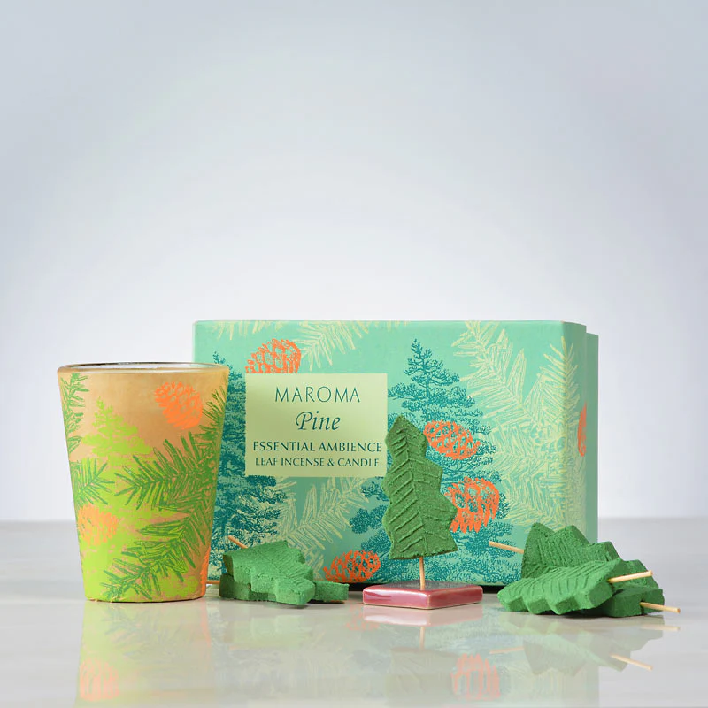 Leaves and Votive Gift Set - Image 3