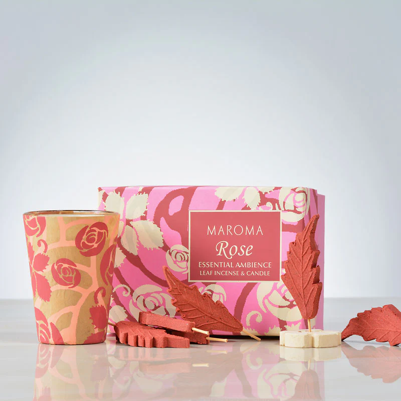 Leaves and Votive Gift Set - Image 4