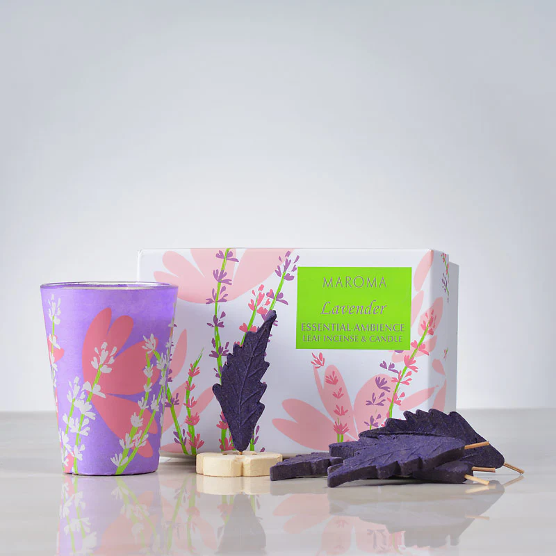 Leaves and Votive Gift Set - Image 8