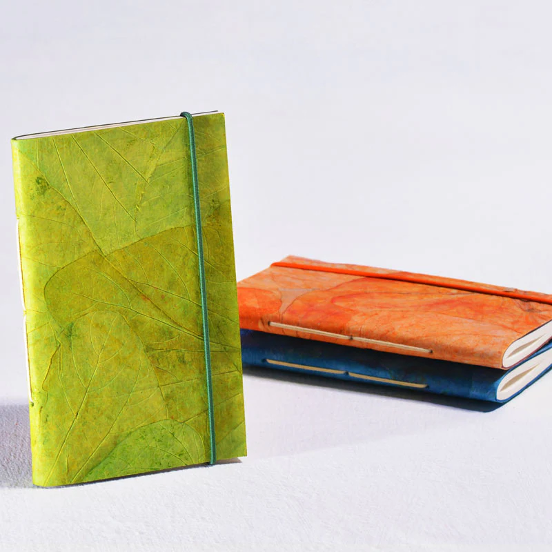 Lotus Pond Small Notebook with Elastic Closure - Image 2