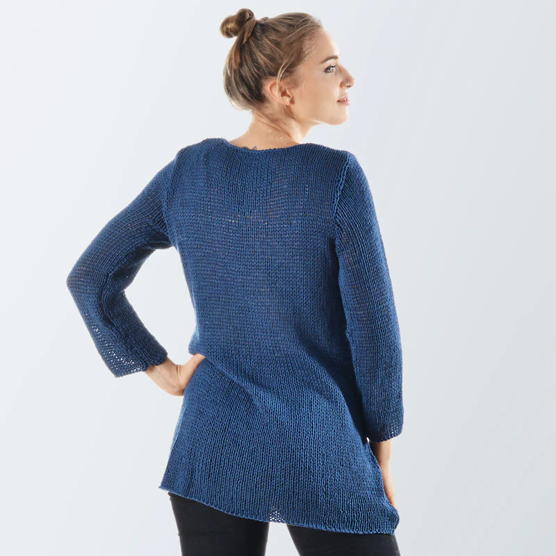 Luise Organic Cotton Hand Knit Sweater - Image 3