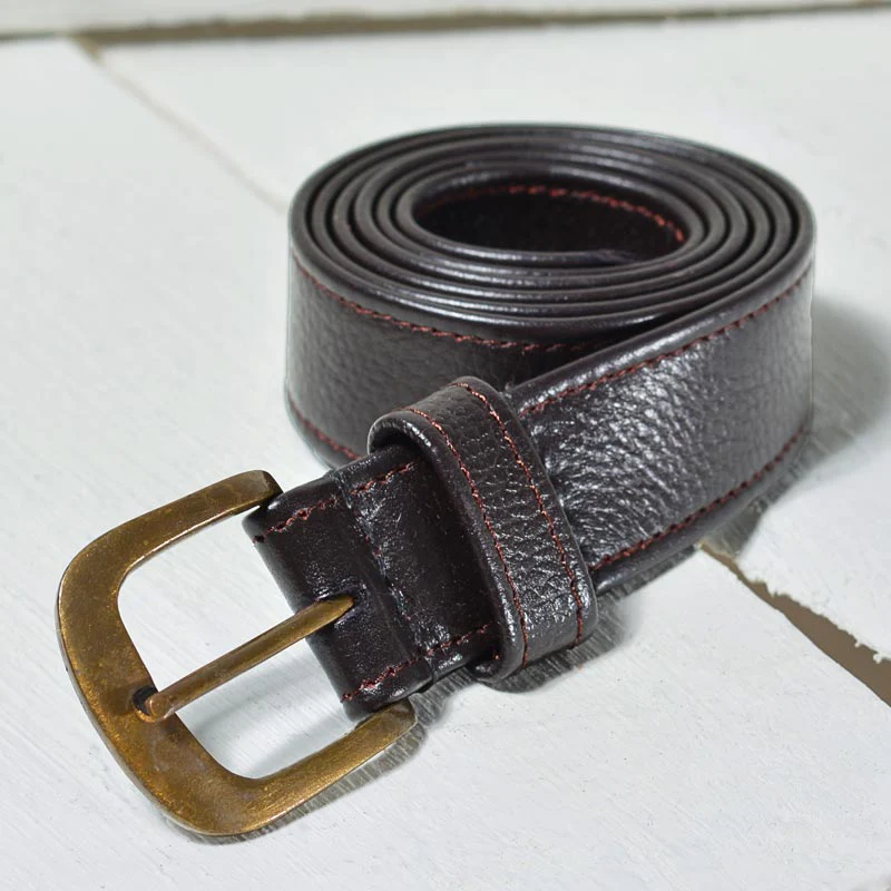 Men's Leather Belt - Image 2