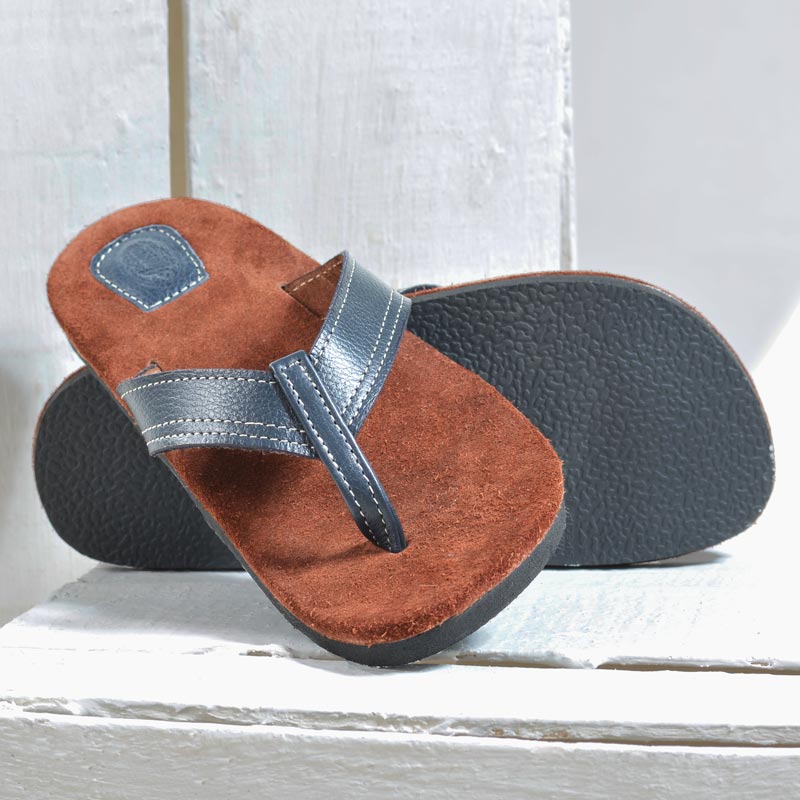 Men's Leather Slippers - Image 2