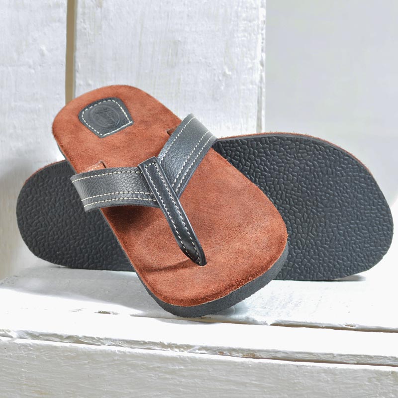 Men's Leather Slippers - Image 3