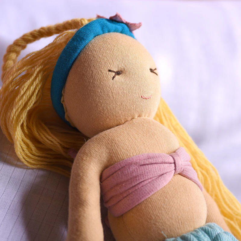 MERMAID MIA - Waldorf Inspired Dress-Up Doll - Image 2