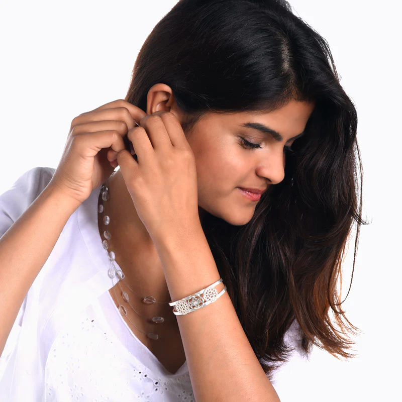 Mother and Sri Aurobindo Symbol Bracelet - Image 2