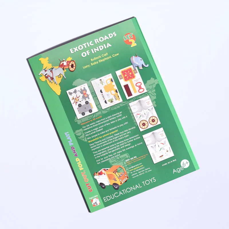 Paper craft set - Exotic Roads of India _Set 2 - Image 3