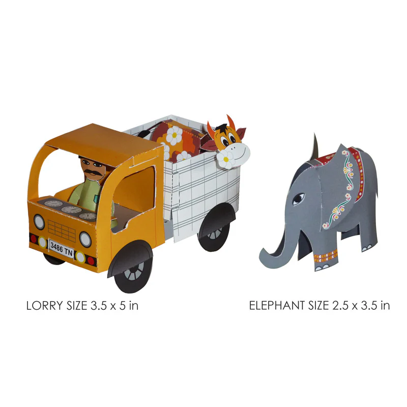 Paper craft set - Exotic Roads of India _Set 2 - Image 7