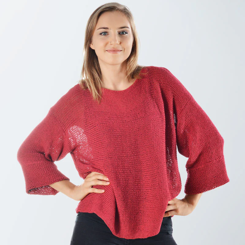 Pepper Organic Cotton Hand Knit Sweater