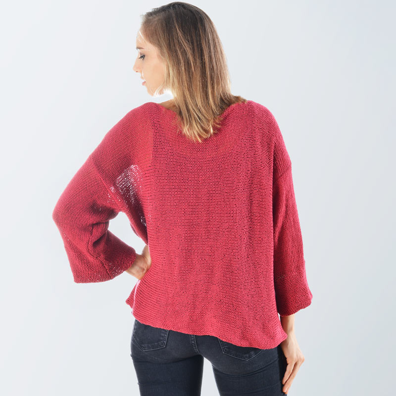 Pepper Organic Cotton Hand Knit Sweater - Image 2