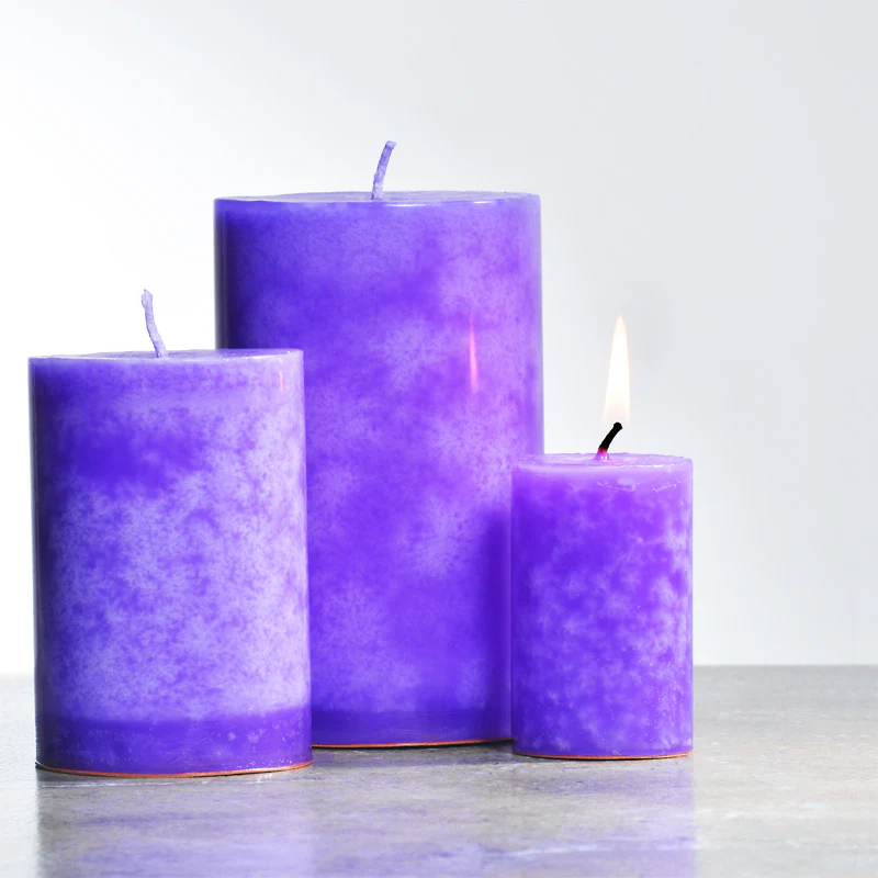 Perfumed Lavender Mist Candles - Image 2